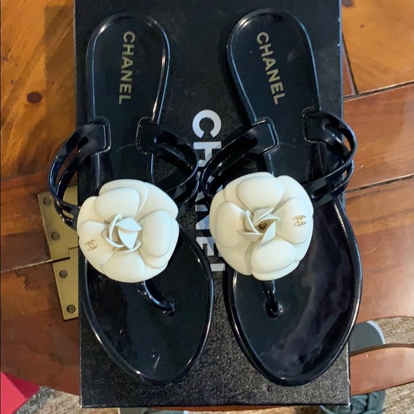 CHANEL Shoes - Chanel Jelly Sandals Size 39